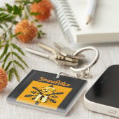 Trump/Snowflake-Sleutelhanger Sleutelhanger (Voorkant Rechts)