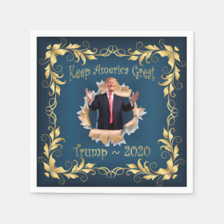 Trump Souvenir Breakout Commemorative Napkins ~ Servet