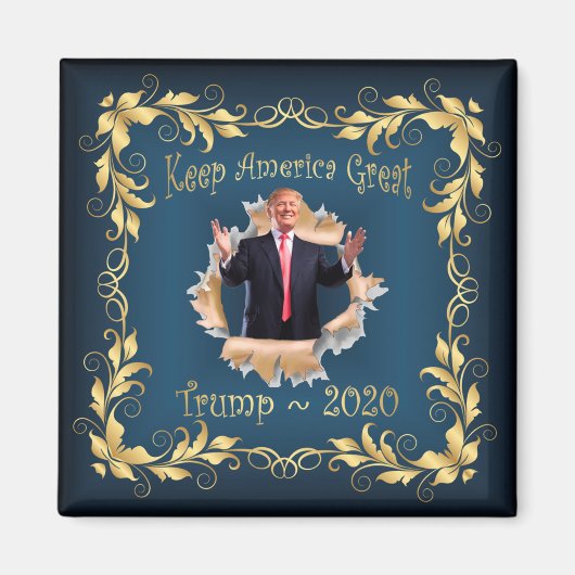 Trump Souvenir Breakout Mememorative Magnet ~ (Voorkant)