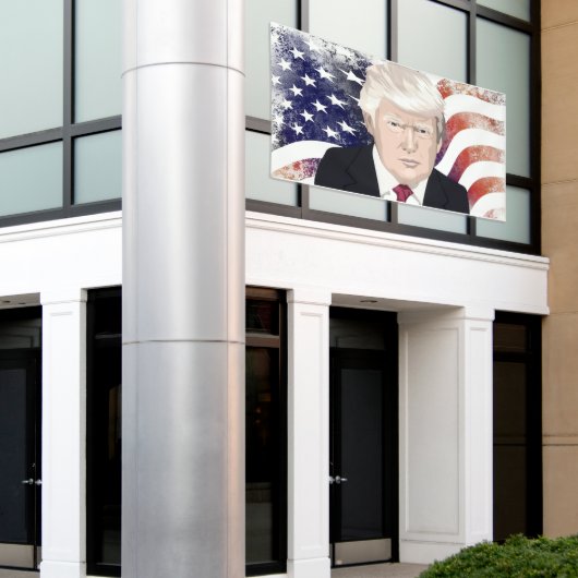 Trump Spandoek (Buitenkant Gebouw)