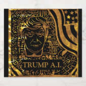 TRUMP SPARKLING WIJNETIKET (Enkel label)