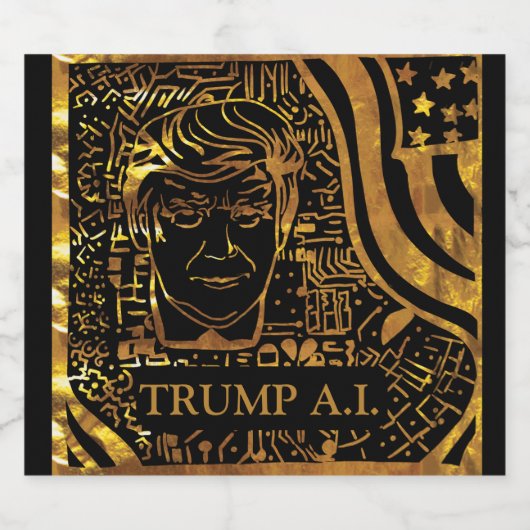 TRUMP SPARKLING WIJNETIKET (Enkel label)