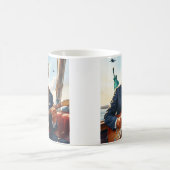 Trump speelt gitaar bij Vrijheidsbeeld Koffiemok (Center)