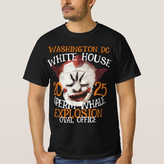 TRUMP Sperma Explosie Nucleaire Bunker 2026 T-shirt (Voorkant)