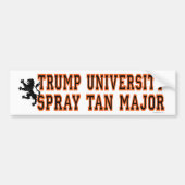 TRUMP SPRAY TAN MAJOR BUMPERSTICKER (Voorkant)