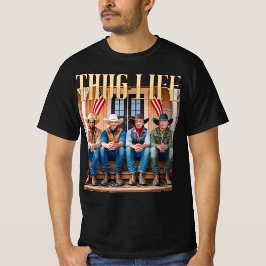 Trump Squad Kennedy Vance Elon Thug Life T-shirt (Voorkant)