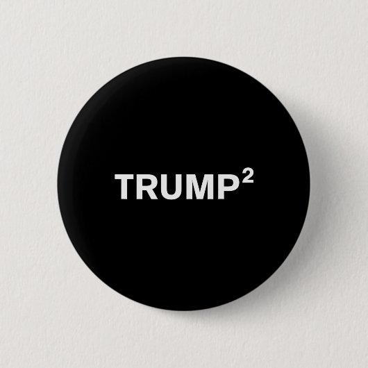 Trump Squared Trump 2020 Ronde Button 5,7 Cm (Voorkant)