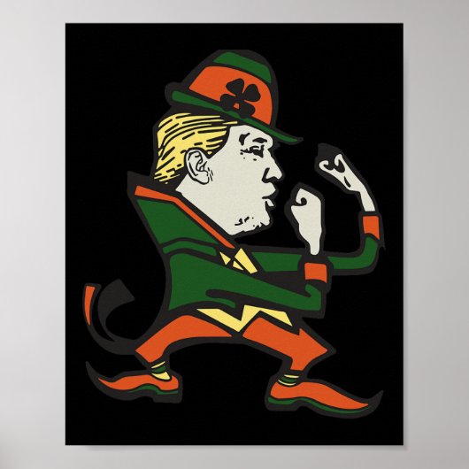 Trump St. Paddy's Grappige Trump St Patrick's Dag Poster (Voorkant)