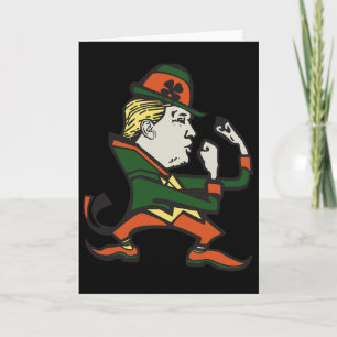Trump St. Paddy's Grappige Trump St Patrick's Day  Kaart