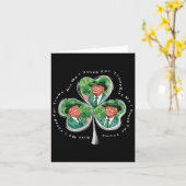 Trump St. Patrick's Day 2025 Grappig Kus Me Ik Heb Kaart (Gele Bloem)