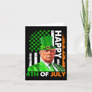 Trump St Patricks Day Happy 4th of July Amerikaans Kaart