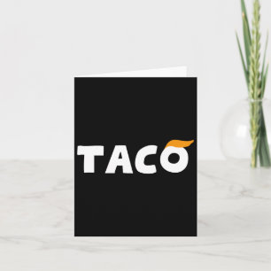Trump steekt kippen uit, laten we gaan taco grappi kaart
