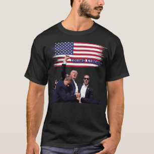 Trump steekt vuist in de lucht t-shirt