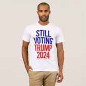Trump stemt voor President 2024 T-shirt (Voorkant volledig)