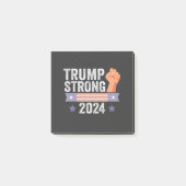 Trump Sterk 2024 Amerikaans Patriottisch Verkiezin Post-it® Notes (Voorkant)