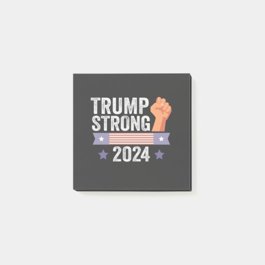 Trump Sterk 2024 Amerikaans Patriottisch Verkiezin Post-it® Notes