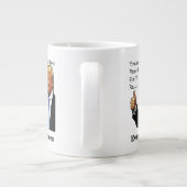 Trump steunt geweldige bazen grote koffiekop (Achterkant)