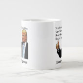 Trump steunt geweldige mama grote koffiekop (Voorkant)