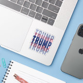 Trump Sticker (Laptop met iPhone)