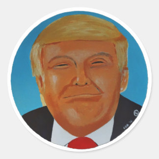 Trump-sticker Ronde Sticker