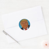 Trump-sticker Ronde Sticker (Envelop)