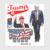 Trump Stickers Patriottische Decals Donald Trump 2 (Vel)