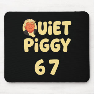 Trump Stille Biggetje Grappige Politieke Meme Vark Muismat