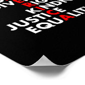 Trump Stop Pretending Your Racism Is Patriotism Poster (Hoek)