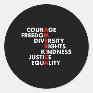 Trump Stop Pretending Your Racism Is Patriotism Ronde Sticker