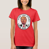 Trump stopt de stoomvergrendeling t-shirt (Voorkant)