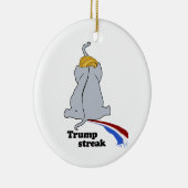 Trump Streak - Anti-Trump Design - Politiek - Keramisch Ornament (Rechts)
