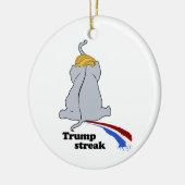 Trump Streak - Anti-Trump Design - Politiek - Keramisch Ornament (Links)