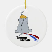 Trump Streak - Anti-Trump Design - Politiek - Keramisch Ornament (Achterkant)