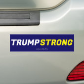 Trump Strong Bumpersticker (Op auto)