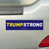 Trump Strong Bumpersticker (Op auto)