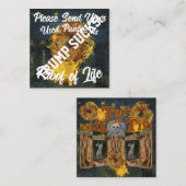 Trump Stuur je gebruikte Onderbroeken als Levensbe Informatiekaartje (Voorkant / Achterkant)