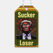 Trump Sucker/Loser Gift Label Cadeaulabel (Achterkant)
