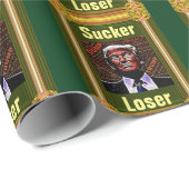 Trump Sucker / Loser inpakpapier (Rol Hoek)