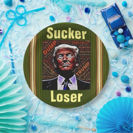 Trump Sucker / Loser Paper Bord (Feest)