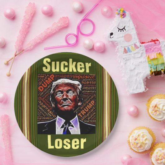 Trump Sucker / Loser Paper Bord (Feest)