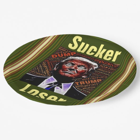 Trump Sucker / Loser Paper Bord (Gekanteld)