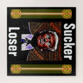 Trump Sucker / Loser puzzel (Horizontaal)