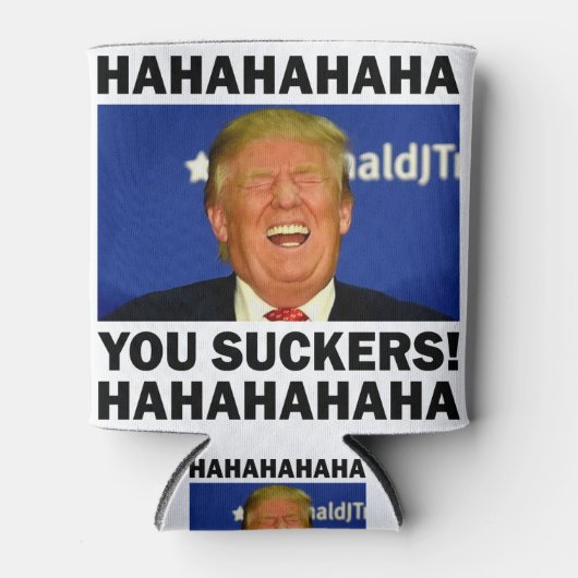 Trump suckers.PNG Blikjeskoeler (Voorkant)