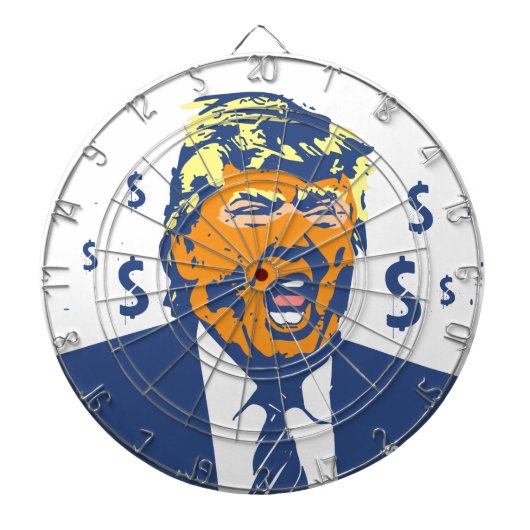 TRUMP SUCKS 2016 Dartboard Dartbord (Voorkant)