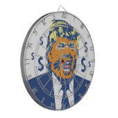 TRUMP SUCKS 2016 Dartboard Dartbord (Voorkant Links)