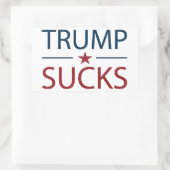 Trump Sucks Anti Trump Rechthoekige Sticker (Tas)
