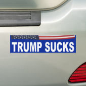 Trump Sucks Bumpersticker (Op auto)