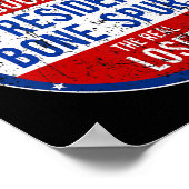 Trump sukkel verliezer We respecteren onze militai Poster (Hoek)