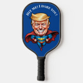 Trump Super Hero Personaliseer Pickleball Paddle (Achterkant)