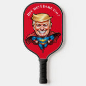 Trump Super Hero Personaliseer Pickleball Paddle (Voorkant)